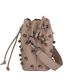 Mon Tresor Studded Bucket Bag, bottom view
